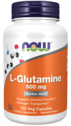 Now Foods, L-Glutamine 500 mg, 120 Kapseln