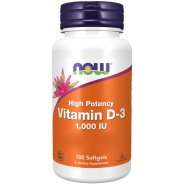 Now Foods, Vitamin D-3, 1000 IU, 180 Softgels