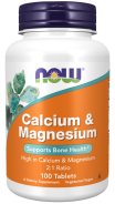 Now Foods, Calcium & Magnesium 100 Tabletten