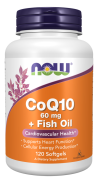 Now Foods, Co-Q10 60 mg, 120 Softgels