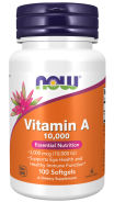 Now Foods, Vitamin A, 10,000 IU, 100 Softgels!