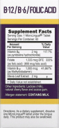 Superior Source, B-12 1000 mcg, B-6 & Folsäure 800 mcg, 60 Minitabletten