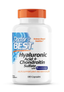Doctors Best, Hyaluronic Acid mit Chondroitin Sulfate, 180 Kapseln