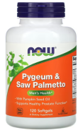 NOW Foods, Pygeum & Saw Palmetto, 120 Softgels