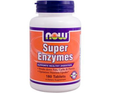 Now Foods, Super Enzyme, 180 Tabletten, sojafrei, glutenfrei