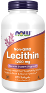 Now Foods, Lecithin 1200 mg 200 Softkapseln