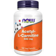 NOW Foods, Acetyl-L-Carnitin, 500 mg, 100 vegetarische Kapseln