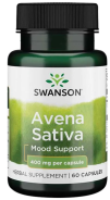 Swanson, Avena Sativa, 400mg, 60 Kapseln