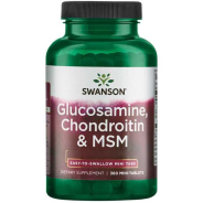 Swanson, Glucosamine, Chondroitin & MSM, 120 Tabletten