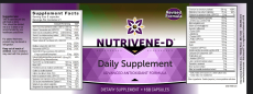 NuTriVene-D Daily Supplement, Revised Formula, 168 Kapseln
