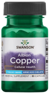 Swanson, Albion Copper, 2mg, 60 Kapseln