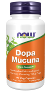 Now Foods, Dopa Mucuna, 15% Extrakt, 90 Veg. Kapseln