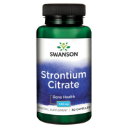Swanson, Strontium Citrate 340mg, 60 Kapseln
