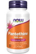 Now, Foods, Pantethine (Coenzym A) 300mg, 60 Softgels