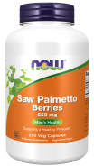 Now Foods, Saw Palmetto Berries - 550mg -- 250 Kapseln