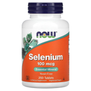 Now Foods, Selenium, 100 mcg, 250 Tabletten