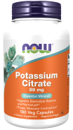 Now Foods, Potassium Citrat, 99 mg, 180 Kapseln