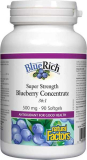 Blue Rich Super Strength Blueberry Concentrate, 500 mg, 90 Capsules