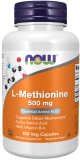 Now Foods, L-Methionine 500 mg - 100 capsules