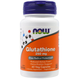 Now Foods, Glutathion, 250 mg, reduziert, 60 Veg Kapseln