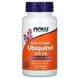 Now Foods, Ubiquinol, 200 mg, 60 Softgels