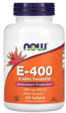 E - 400 IU 100 % natural d - alpha Tocopheryl 250 Softgels