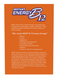NOW Foods, Instant Energy B12, 2000 mcg, 75 Päckchen, je 1g