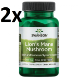 Swanson, Lion's Mane Mushroom 500mg, 60 Kapseln