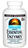 Daily Essential Enzymes -- 500 mg - 240 Capsules