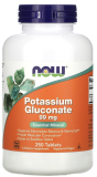 Now foods, Potassium Gluconate, 99mg, 250 Tabletten