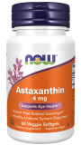 Now Foods, Astaxanthin, 4 mg, 60 Softgels