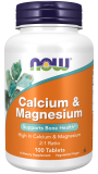 Now Foods, Calcium & Magnesium 100 Tabletten