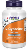 Now Foods, L-Cystein 500 mg mit Vitamin B6 und C, 100 Tabletten