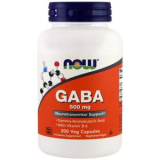 Now Foods, GABA, 500 mg, 200 Kapseln