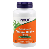 Ginkgo Biloba, Double Strength, 120 mg, 100 Veg Kapseln