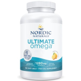 Nordic Naturals, Ultimate Omega, Zitronen Geschmack, 1280mg, 180Weichkapseln