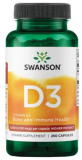 Swanson, Vitamin D3, 2000 IU, 250 Kapseln
