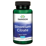 Swanson, Strontium Citrate 340mg, 60 Kapseln