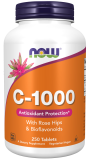 Now Foods, C-1000 mit Hagebutte & Bioflavonoide, 250 Tabletten