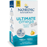 Nordic Naturals, Ultimate Omega Xtra, 1480mg lemon, 60 Softgels