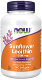 Now Foods, Sunflower Lecithin, 1200 mg, 100 Softgels