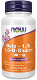 Now Foods, Beta 1,3/1,6-D-Glucan 100 mg Veg Capsules